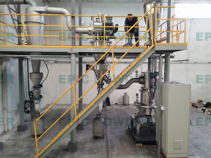 量產型圓盤式氣流磨