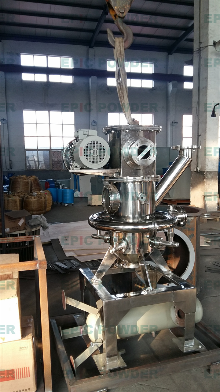 實驗型流化床氣流磨