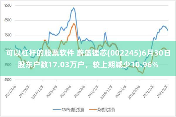 可以杠桿的股票軟件 蔚藍鋰芯(002245)6月30日股東戶數17.03萬戶，較上期減少10.96%